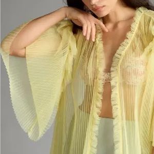 Anthropologie sheer duster